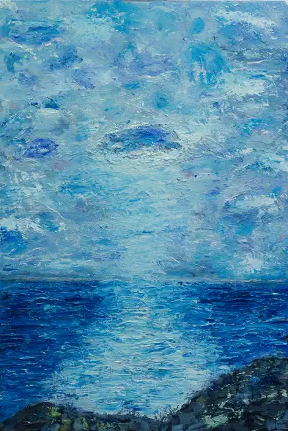 Eva Gata painting “Four Elements”