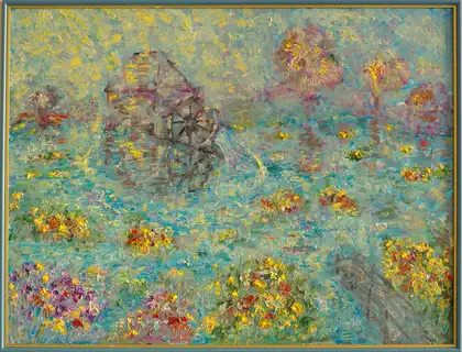 Eva Gata painting “Water”