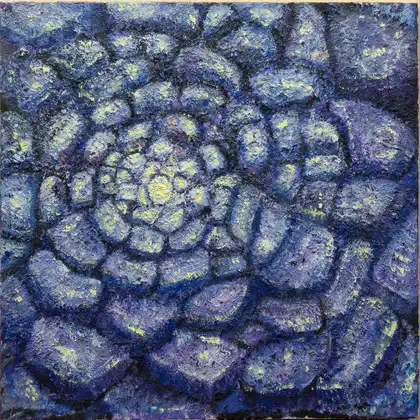 Eva Gata painting “The Abyss”