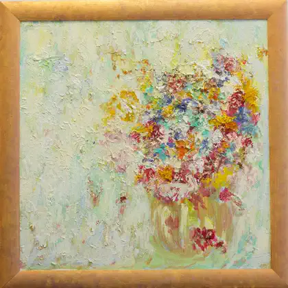 Eva Gata painting “Tenderness”