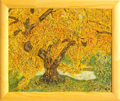 Eva Gata painting “Old Tree”
