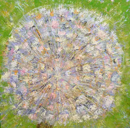 Eva Gata painting “Dandelion”